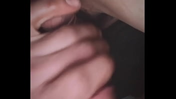 Teasing this perfect thick cock