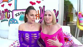 Jaclyn and christie are ready for action