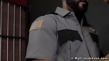 Hot Footjob Action In A Prison Jail Cell thumbnail