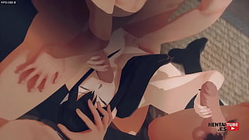 Kaiju mina’s monster ménage hentai