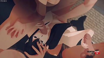 Kaiju mina’s monster ménage hentai