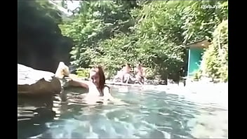 Milf exposure spa and 3p Milf exposure spa and 3p