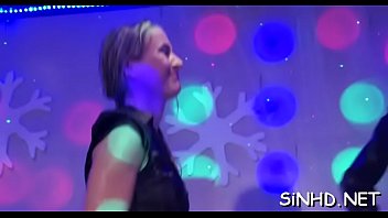 Attractive honeys are getting coarse bangings during orgy