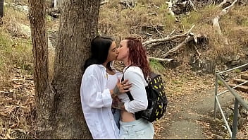 Aussies girls get wild and fuck each other in the bush