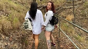 Aussies girls get wild and fuck each other in the bush