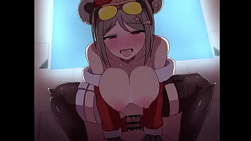 Hentai slut riding hard cock