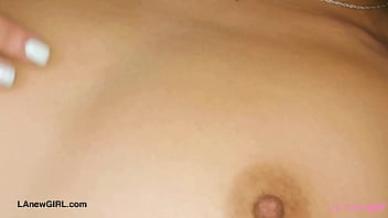 Sexy brunette model naked clsoe up