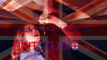 Hot british college student sucks anonymous cock at the milking table