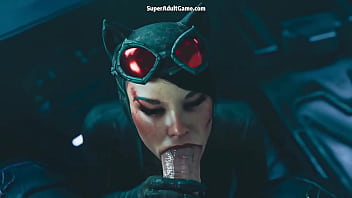 Catwoman surrender then sucks batman's dick and fucks him hard 3d realistic gameplay