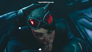 Catwoman surrender then sucks batman's dick and fucks him hard 3d realistic gameplay