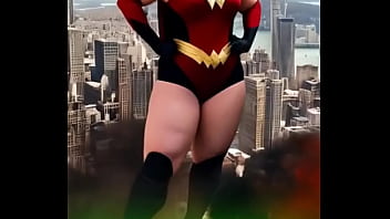 Struck my fiercest wonder woman pose and i think the whole town noticed—oops who else has had their superh