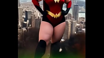 Struck my fiercest wonder woman pose and i think the whole town noticed—oops who else has had their superh