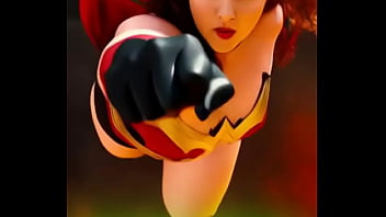 Struck my fiercest wonder woman pose and i think the whole town noticed—oops who else has had their superh