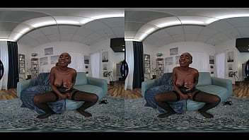 Vr porn african ebony girl zaawaadi solo fingering her black pussy in sexy lingerie