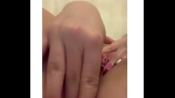 Real high end model masturbating double penetration with vibrators & lovense lush & dildo