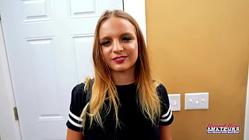 Horny petite coed stella 2 masturbates and deepthroats a hard big boner