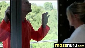 Sweetie gives a hot slippery nuru massage 20