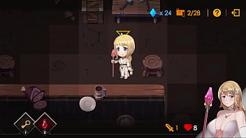 Hgame escape dungeon 1~hanging around in the dungeon for too long triggers an easter egg plot fucked by an orc and a ratman threesome