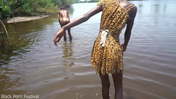 The chief's son picked a random girl of the tribe while she was dancing with her friend and fucked her on a tree in africa