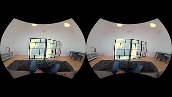 S vr blowjob fills horny babe's mouth with cum