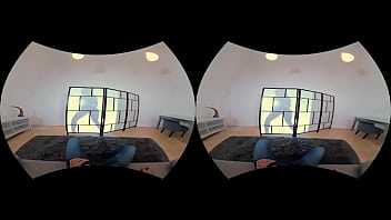 S vr blowjob fills horny babe's mouth with cum