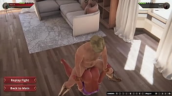 Johnny walker vs booty nf3d mma mixed combat maledom