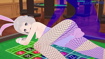 Hiro shinosawa bunny girl and lilja katsuragi bunny girl intense sex gakuen idolmaster hentai