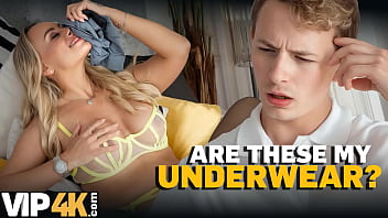 Shame4k she saw my laundry and showed her boobs hot sex with eva may