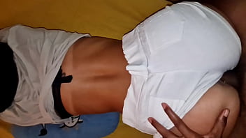 ¡como hermanastro me embarazo follando mi enorme culo