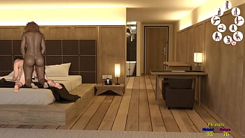 The guy suddenly discovered her penis but they decided to continue hentai kink maker