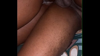 Ebony fat ass beauty fucked raw until she gets a full creampie