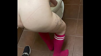 Cute pink sock freak