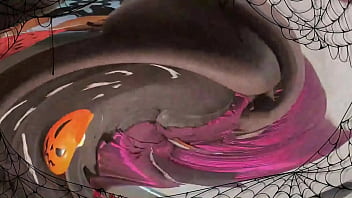 Orgasmo de negão goza na buceta peluda dela