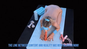 Fitness queen millie morgan sucks 2 dildos in advanced fitness braindance spatial vr