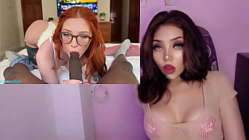 Rubia con lentes se pone caliente despues de jugar
