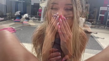 Insatiable slut monika fox wants to suck a big black cock even during her break