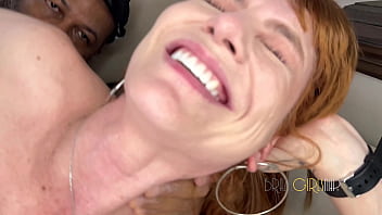 Fucking the ass of the redhead milf reh queen until cumming on her tits paraná
