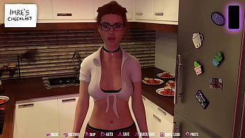 College kings 2 #18 busty slutty red head gives me a sloppy handjob