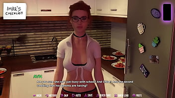 College kings 2 #18 busty slutty red head gives me a sloppy handjob