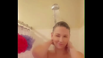 Homemade getting wet and touching myself in the shower