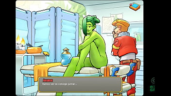 Jogo adulto space rescue ep 15 construi um brinquedo especial para uma alien