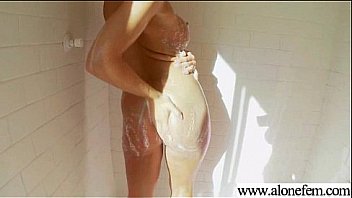 Alone cute horny girl play with stuffs to get orgasm vid 01