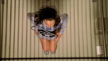 Sexy hot girl pooping in toilet movie scene