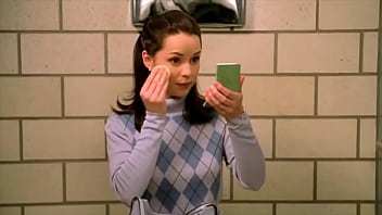 Sexy hot girl pooping in toilet movie scene