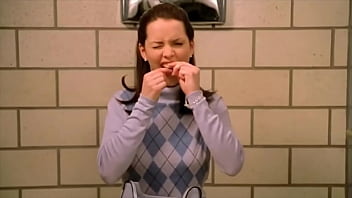 Sexy hot girl pooping in toilet movie scene