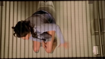 Sexy hot girl pooping in toilet movie scene
