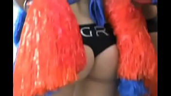 South american cheerleaders with no miniskirts they dance in their tight thong knickers