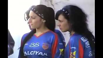 South american cheerleaders with no miniskirts they dance in their tight thong knickers