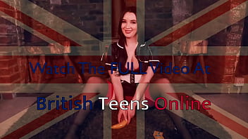 British nurse teaches you how to use a condom and wank your cock