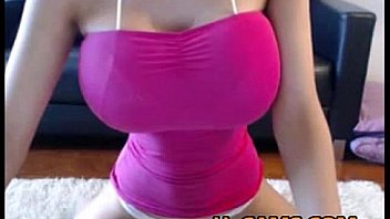 Amazing blondie with huge tits teasing